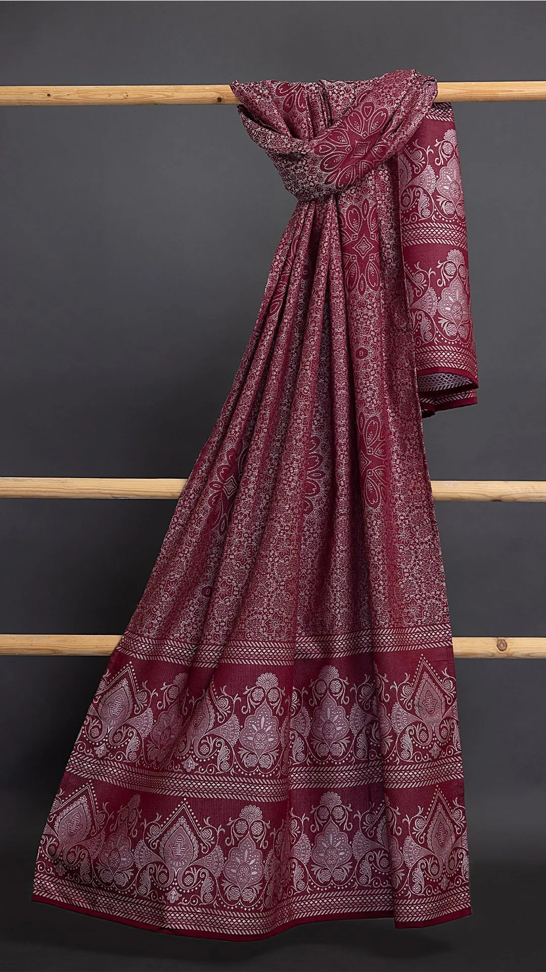 1pc- Jacquard Shawl