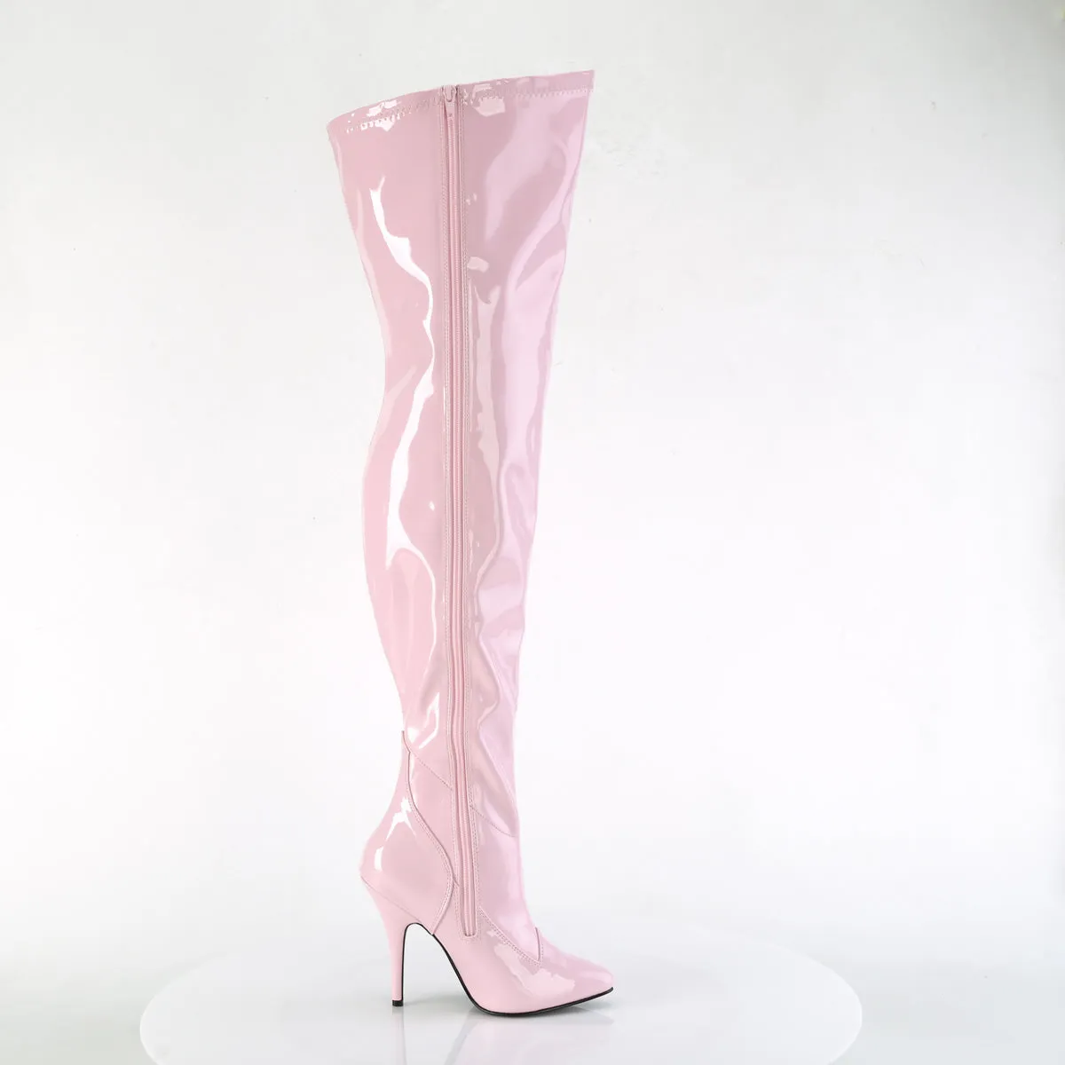 5 Inch Heel SEDUCE-3000WC Baby Pink Stretch Patent