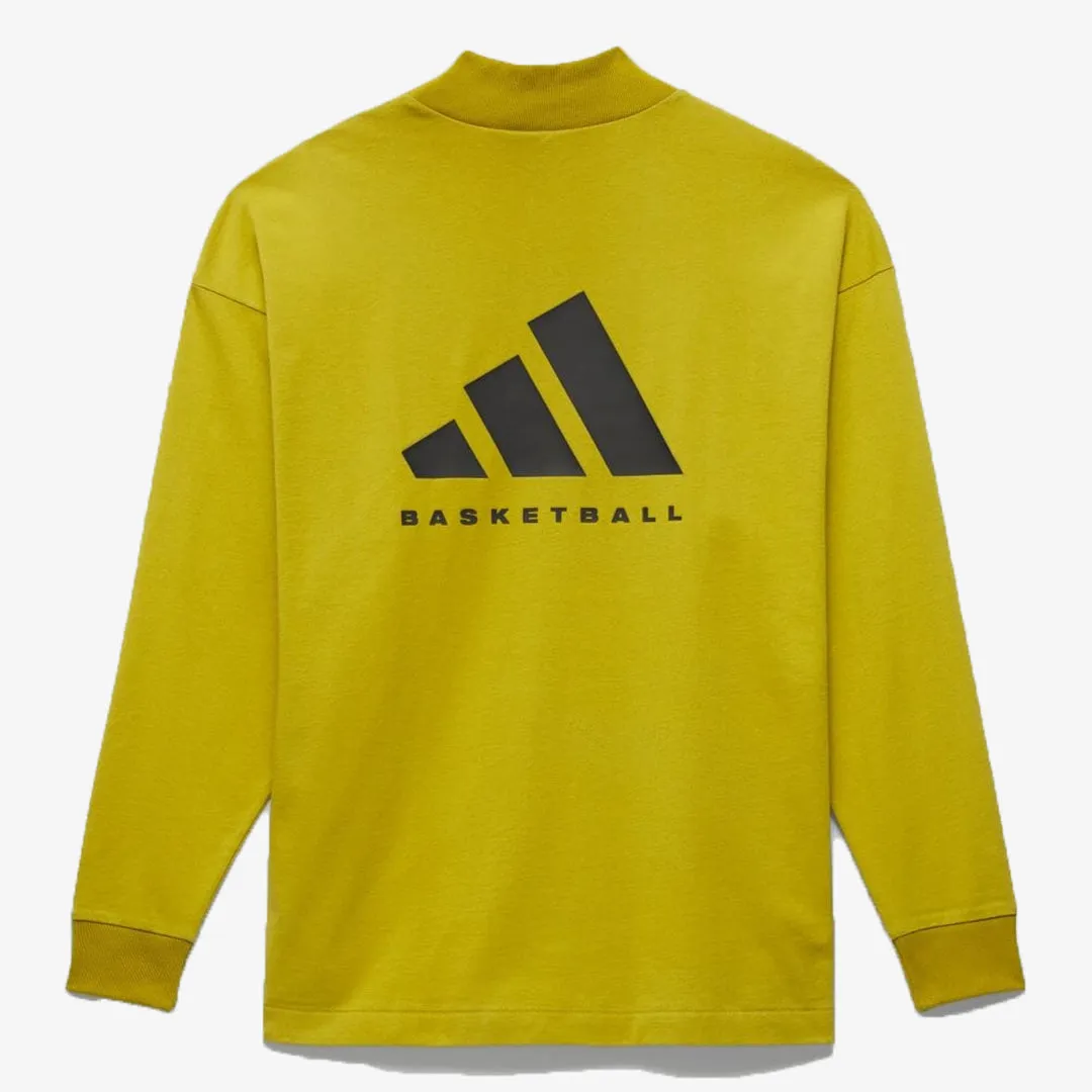 Adidas Originals | LONG-SLEEVED T-SHIRT (GENDER-FREE)  { OLIVE