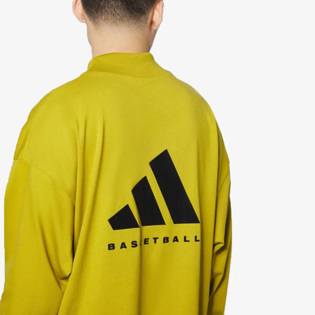 Adidas Originals | LONG-SLEEVED T-SHIRT (GENDER-FREE)  { OLIVE