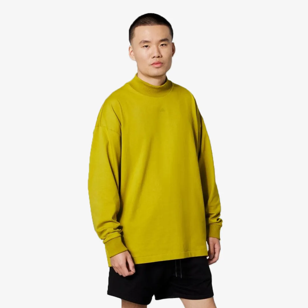 Adidas Originals | LONG-SLEEVED T-SHIRT (GENDER-FREE)  { OLIVE