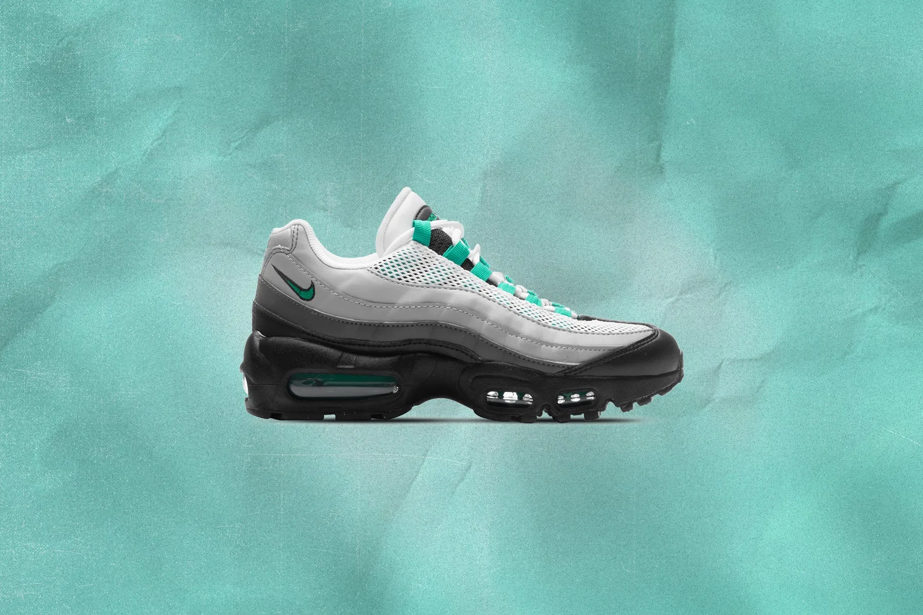 Air Max 95 Women's - Black/Stadium Green/Pearl Grey