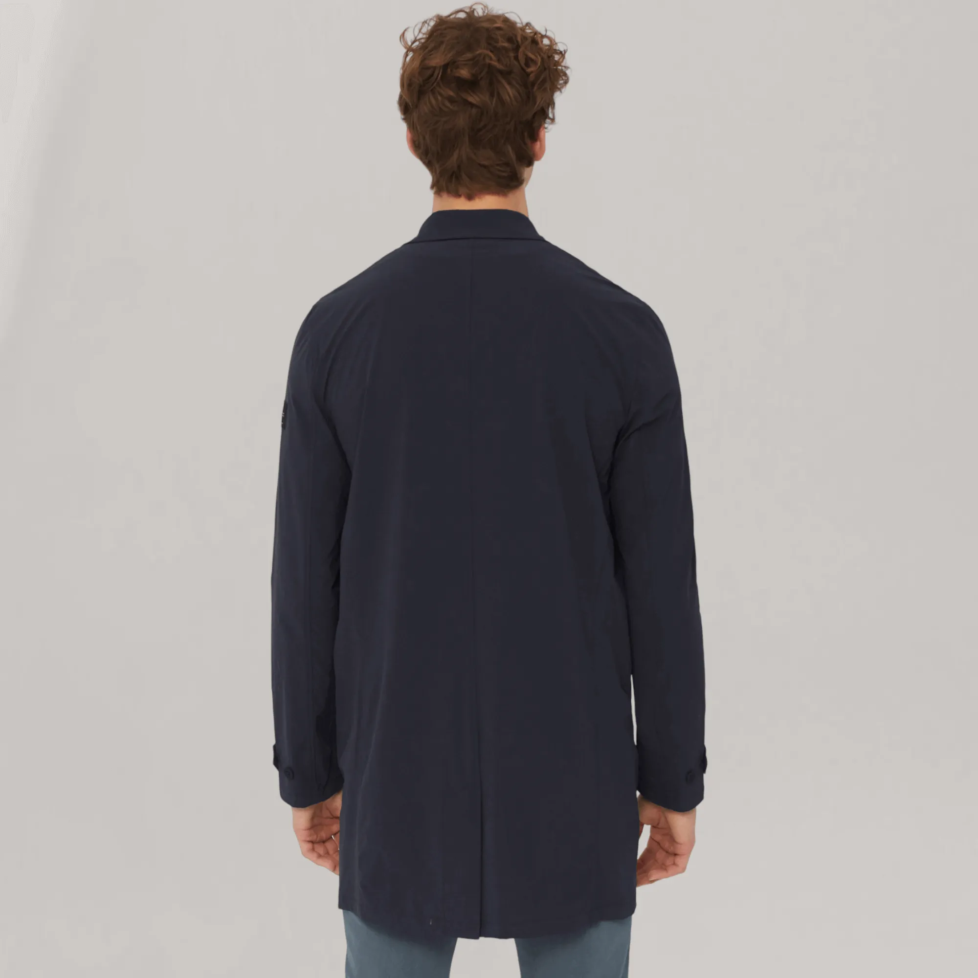 Alfred - Lightweight Trench - Navy | Men's