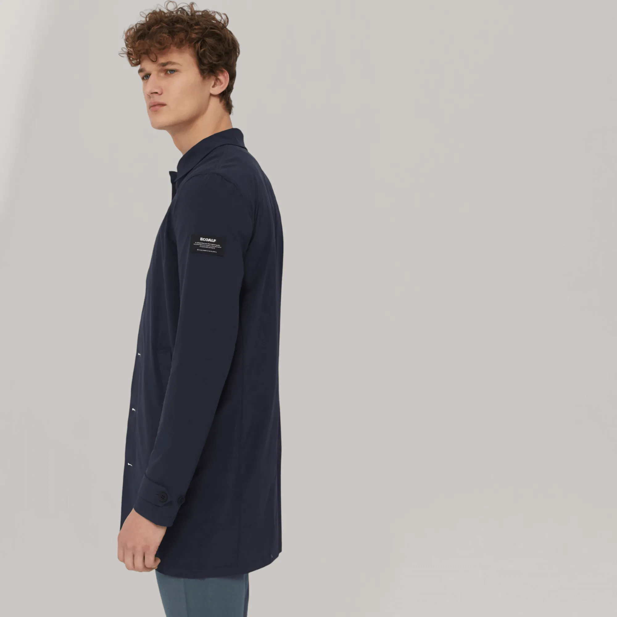 Alfred - Lightweight Trench - Navy | Men's