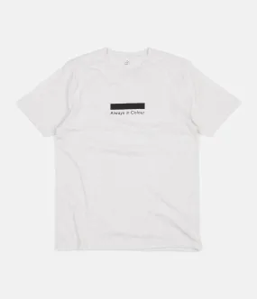 Always in Colour Logo T-Shirt - Melange White