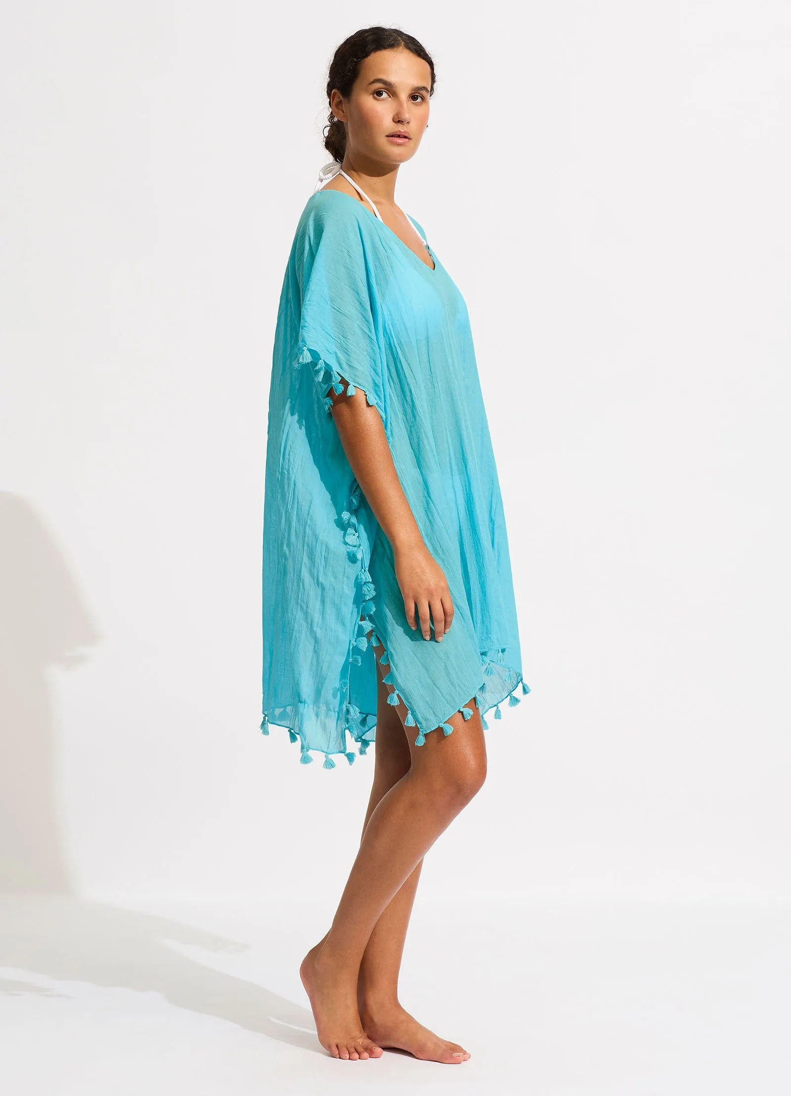 Amnesia Kaftan - Atoll Blue