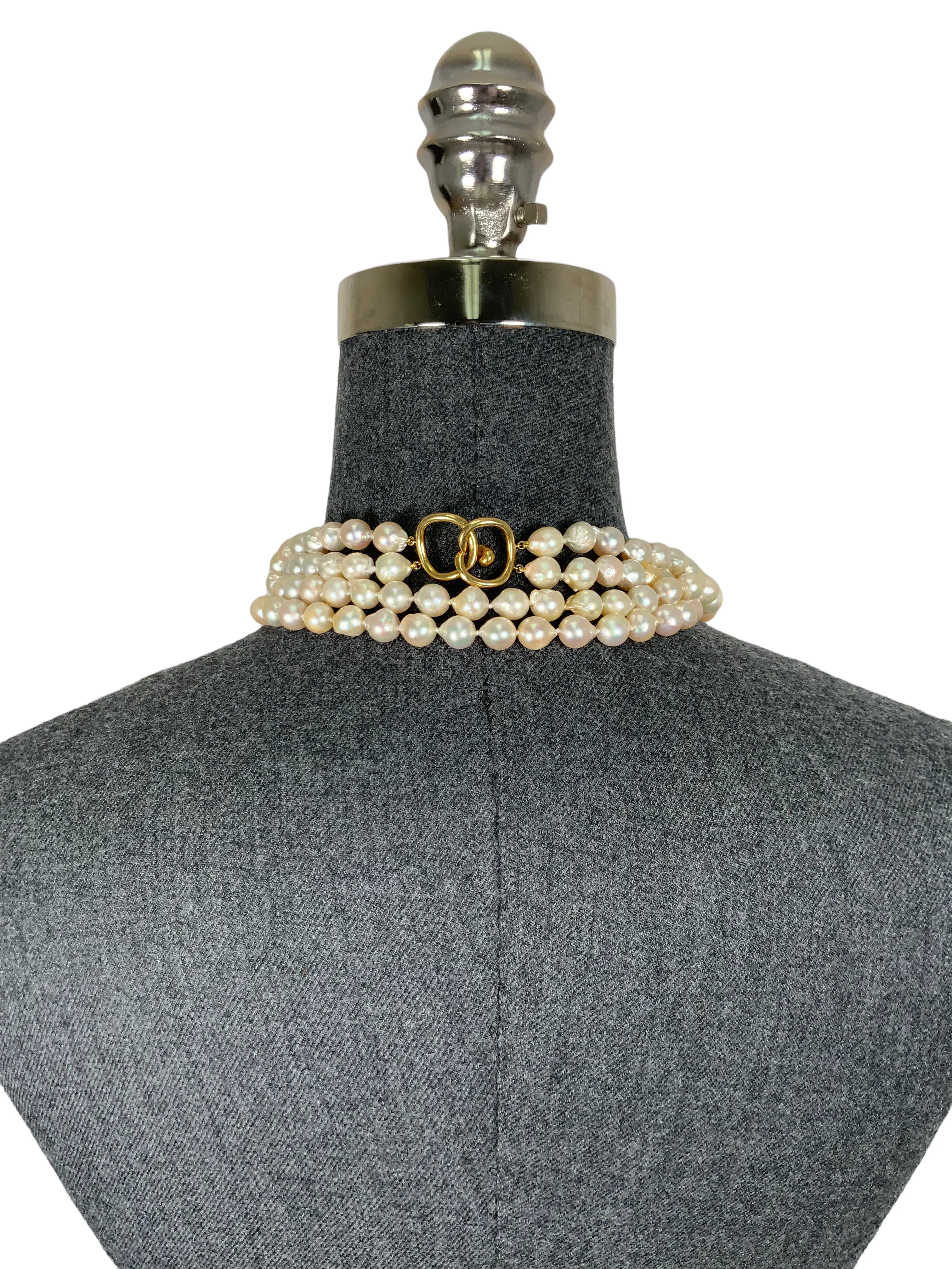 Angela Cummings Pearls and 18k Gold Necklace