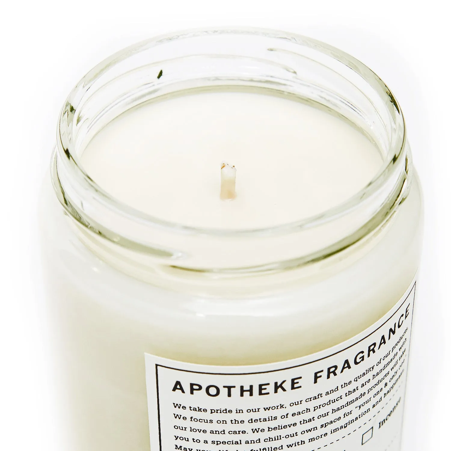 Apotheke Fragrance Glass Jar Candle "Tears Rain"