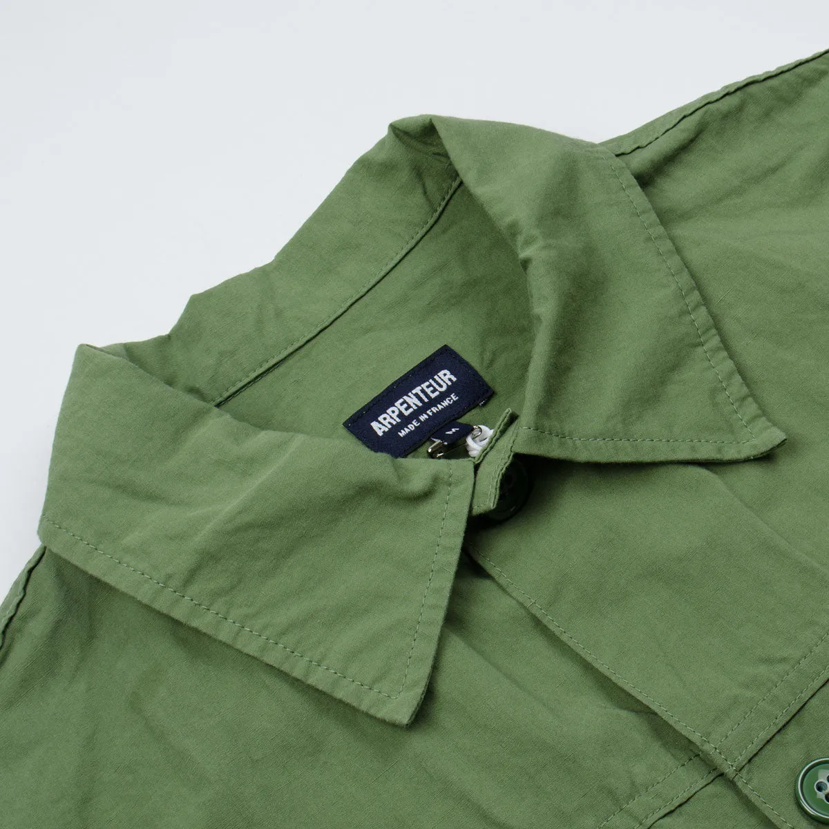 Arpenteur - Eddie Cotton-Linen Slub Canvas Jacket - Green