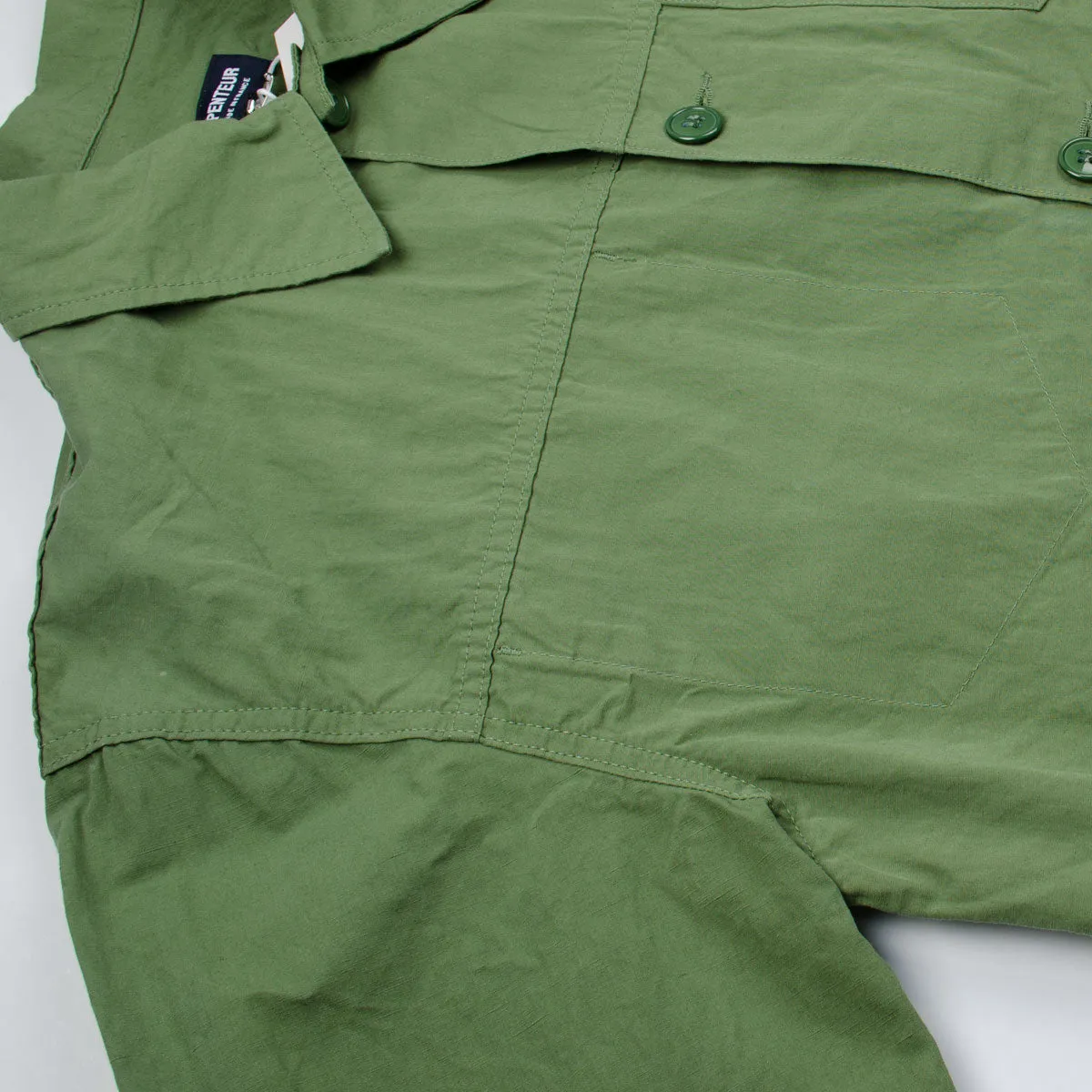 Arpenteur - Eddie Cotton-Linen Slub Canvas Jacket - Green