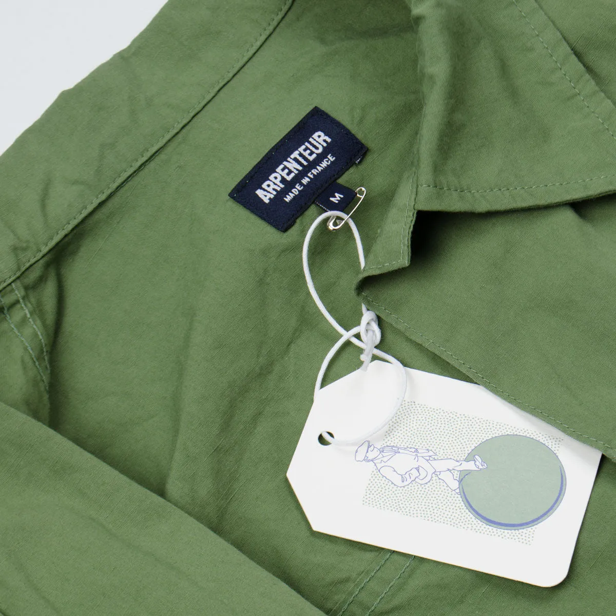 Arpenteur - Eddie Cotton-Linen Slub Canvas Jacket - Green