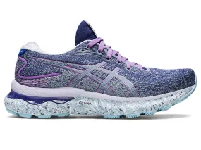 ASICS Women's GEL-NIMBUS 24 (Twilight Blue/White)