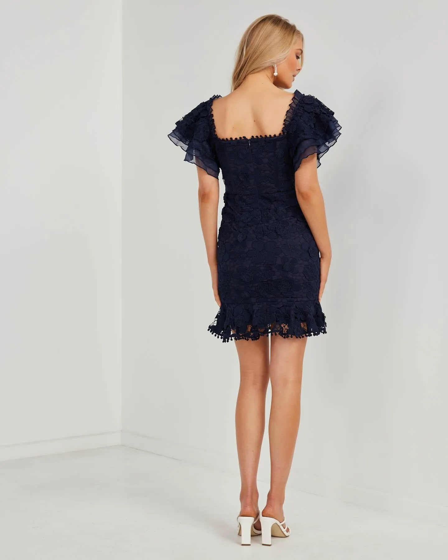 Beata Dress-Navy