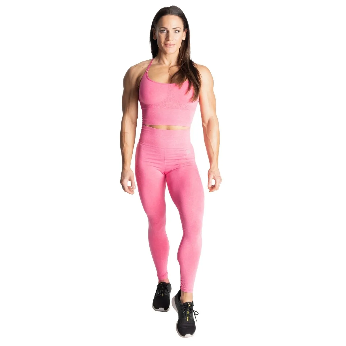 Better Bodies Astoria Seamless Bra - Hot Pink Melange