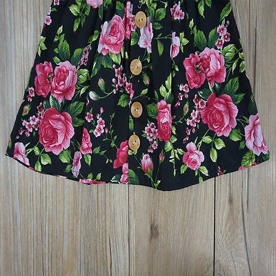 Black Floral Delilah Dress