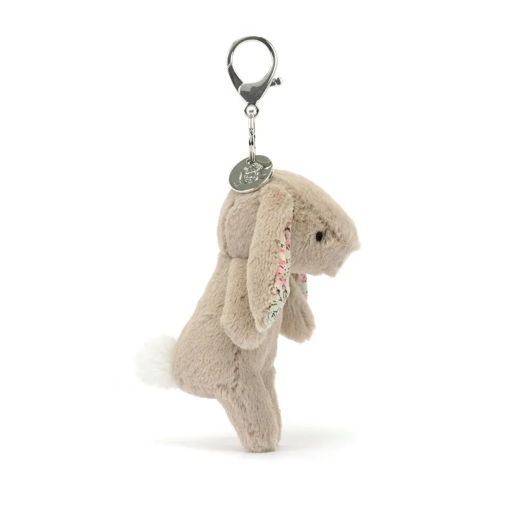 Blossom Beige Bunny Bag Charm