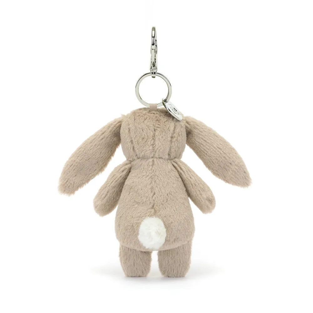 Blossom Beige Bunny Bag Charm