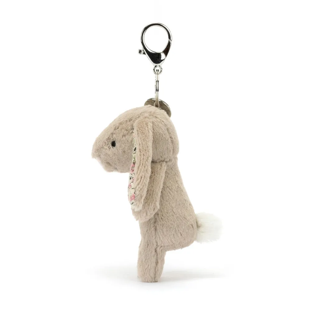 Blossom Beige Bunny Bag Charm