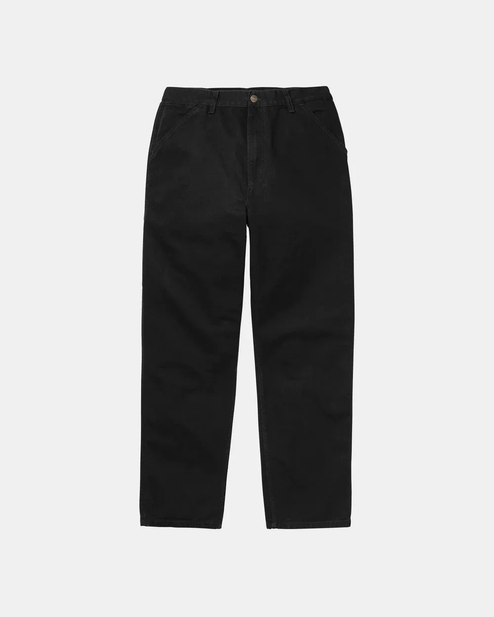 Carhartt WIP Single Knee Pant 30L - Black Rinsed