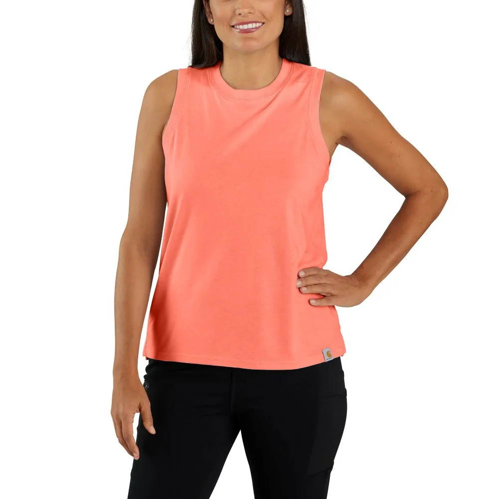 'Carhartt' Women's 'Tencel Fiber Series' Lightweight Tank - Fresh Salmon