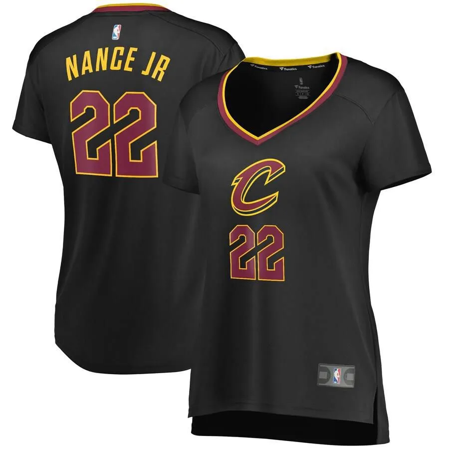 Cleveland Cavaliers Larry Nance Jr. Fanatics Branded Replica Fast Break Player Statement Jersey Womens - Black | Ireland J8981U9