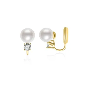 Clip-On Freshwater Pearl Earrings WE00785