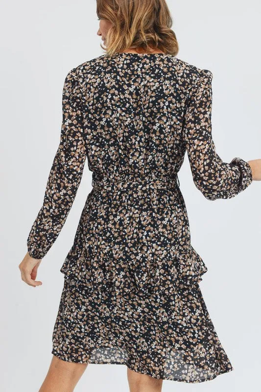 Collette Floral Flare Dress