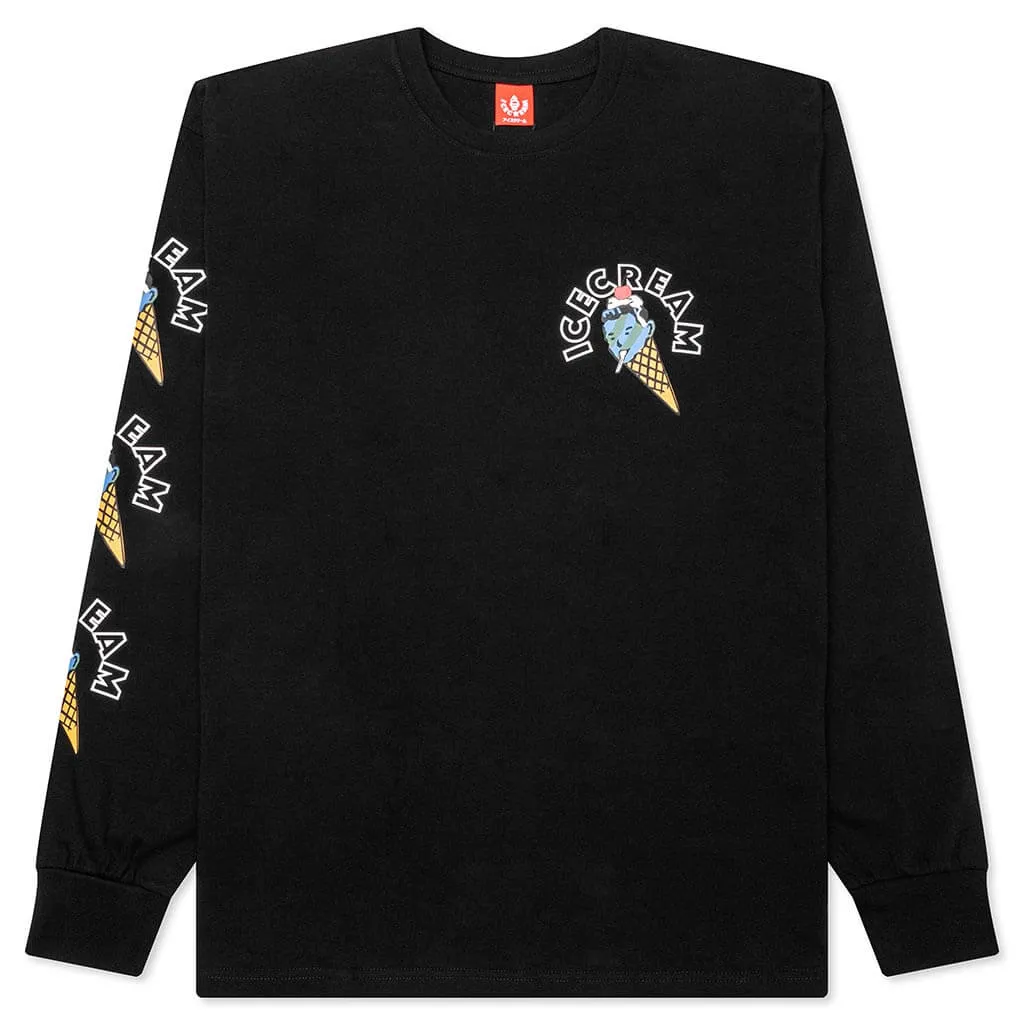 Cone Man L/S Knit - Black