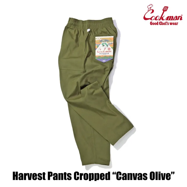 Cookman Harvest Pants Cropped Canvas - Olive