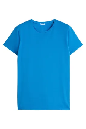 Crew Neck Tee - Sky Blue