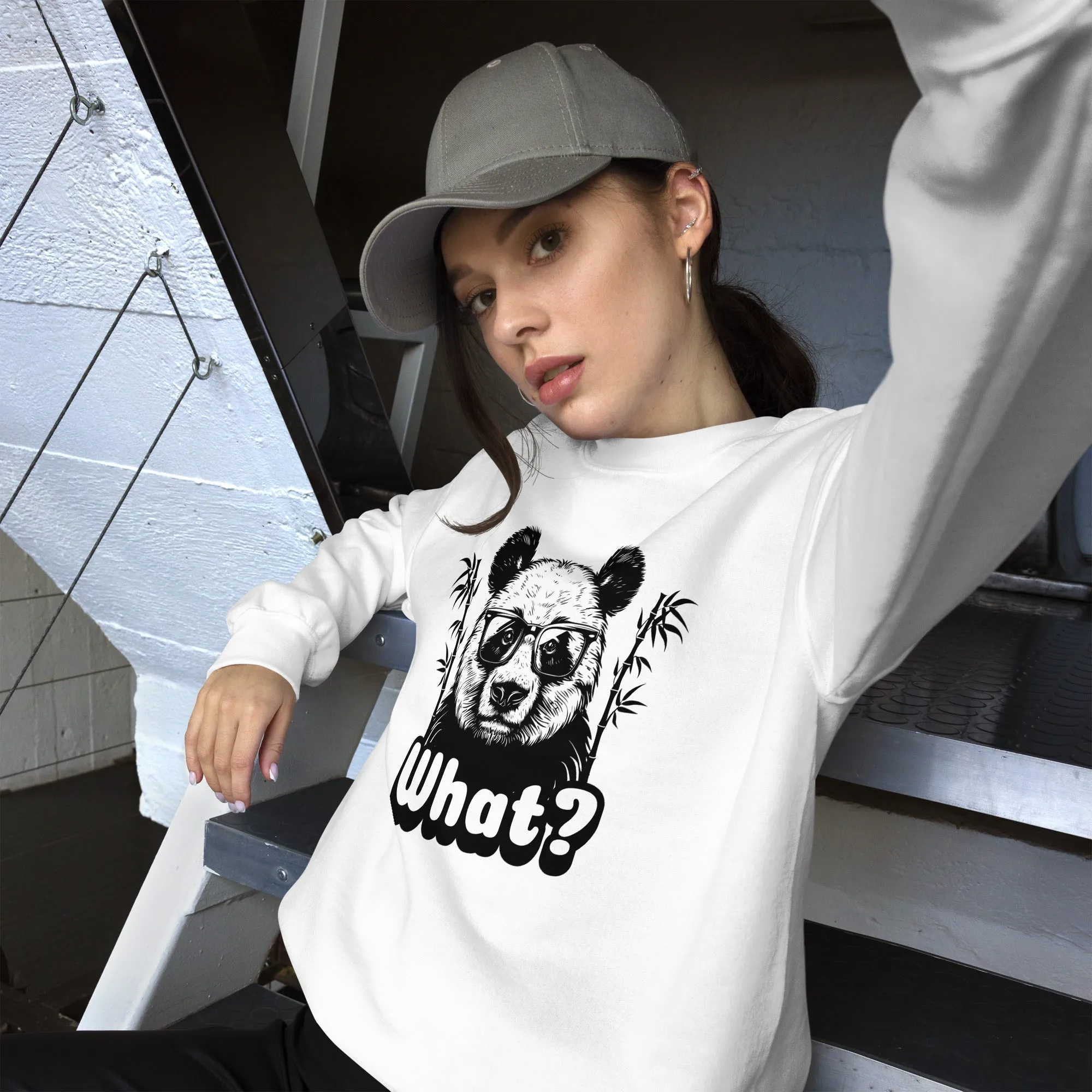 Cute Panda Unisex Sweatshirt