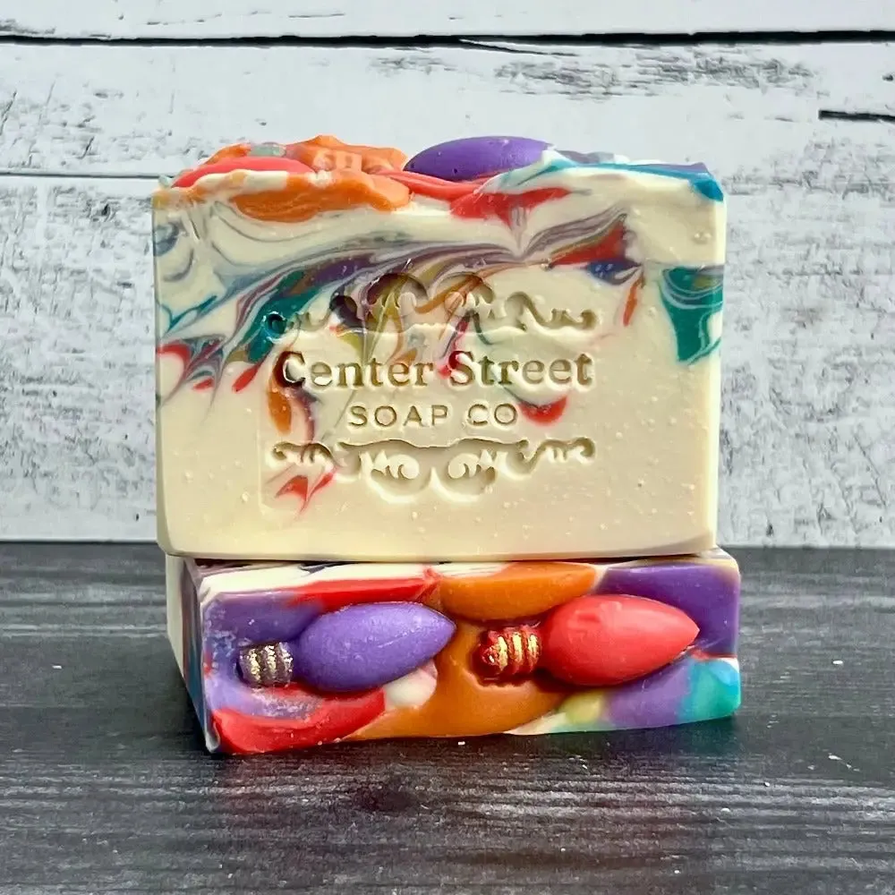 Deck the Halls Handmade Soap Bar