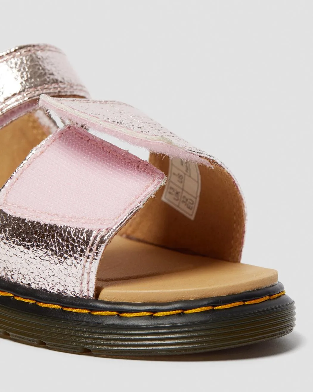 Dr Martens - kids Romi Pink Metallic Leather