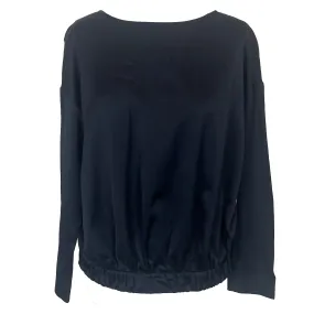 Dries Van Noten Navy & Cinnamon Velvet Silky Top XXS/XS/S/M