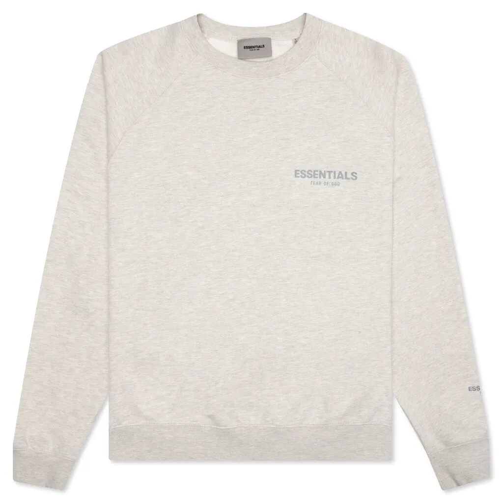 Essentials Pullover Crewneck - Light Heather Oatmeal