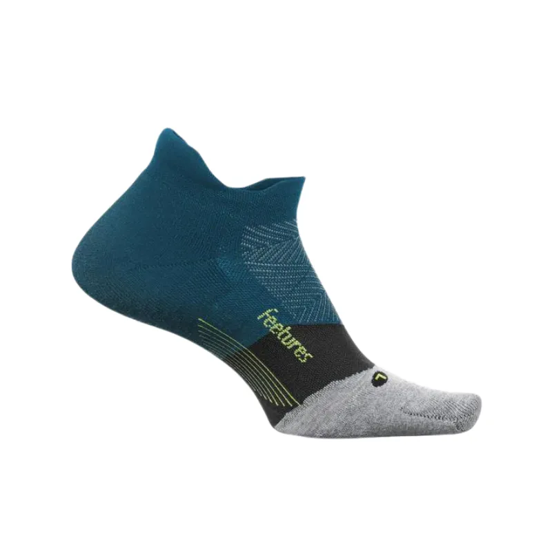 Feetures Elite Cushion No-Show Tab Deep Ocean Socks