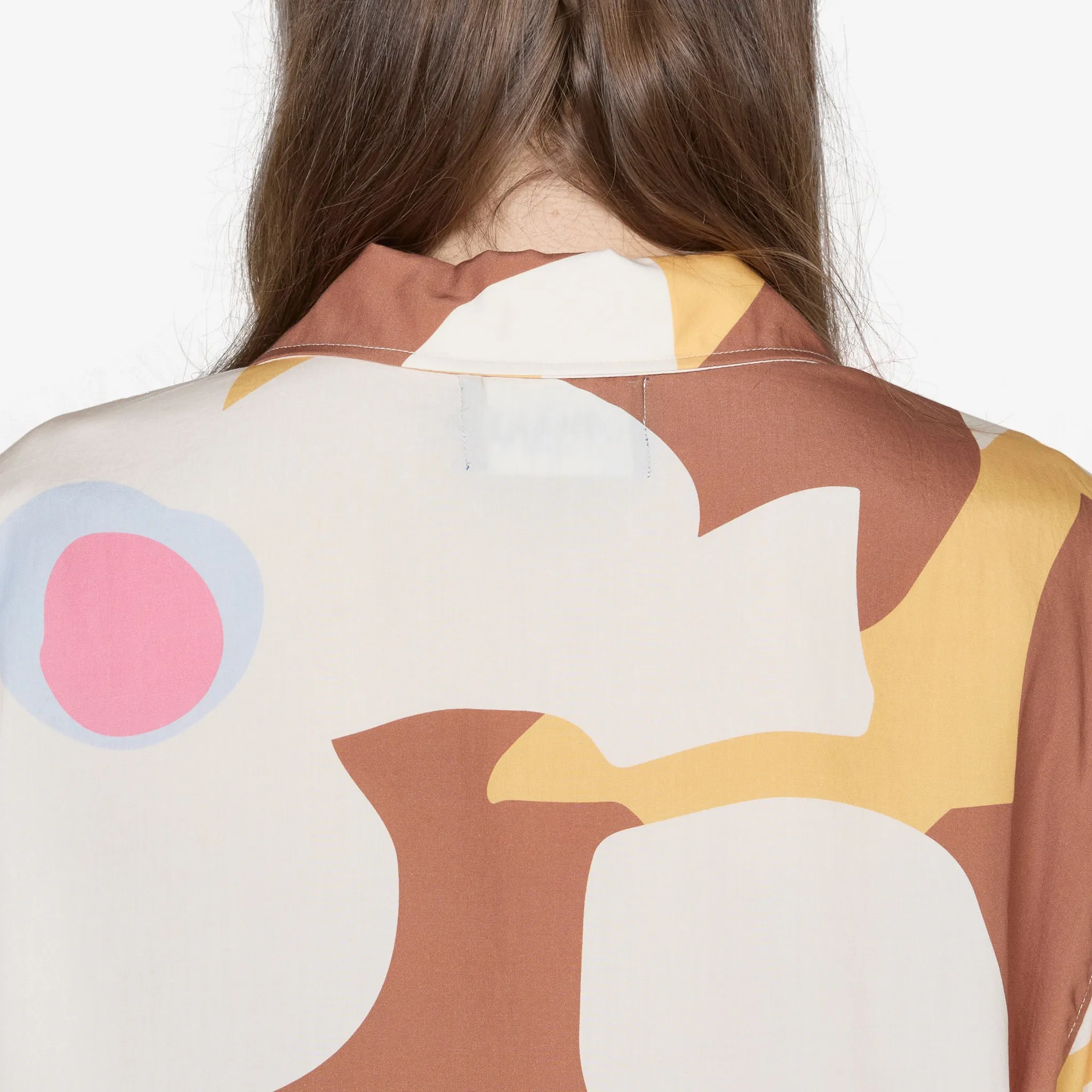 Floral Camp Shirt Brown