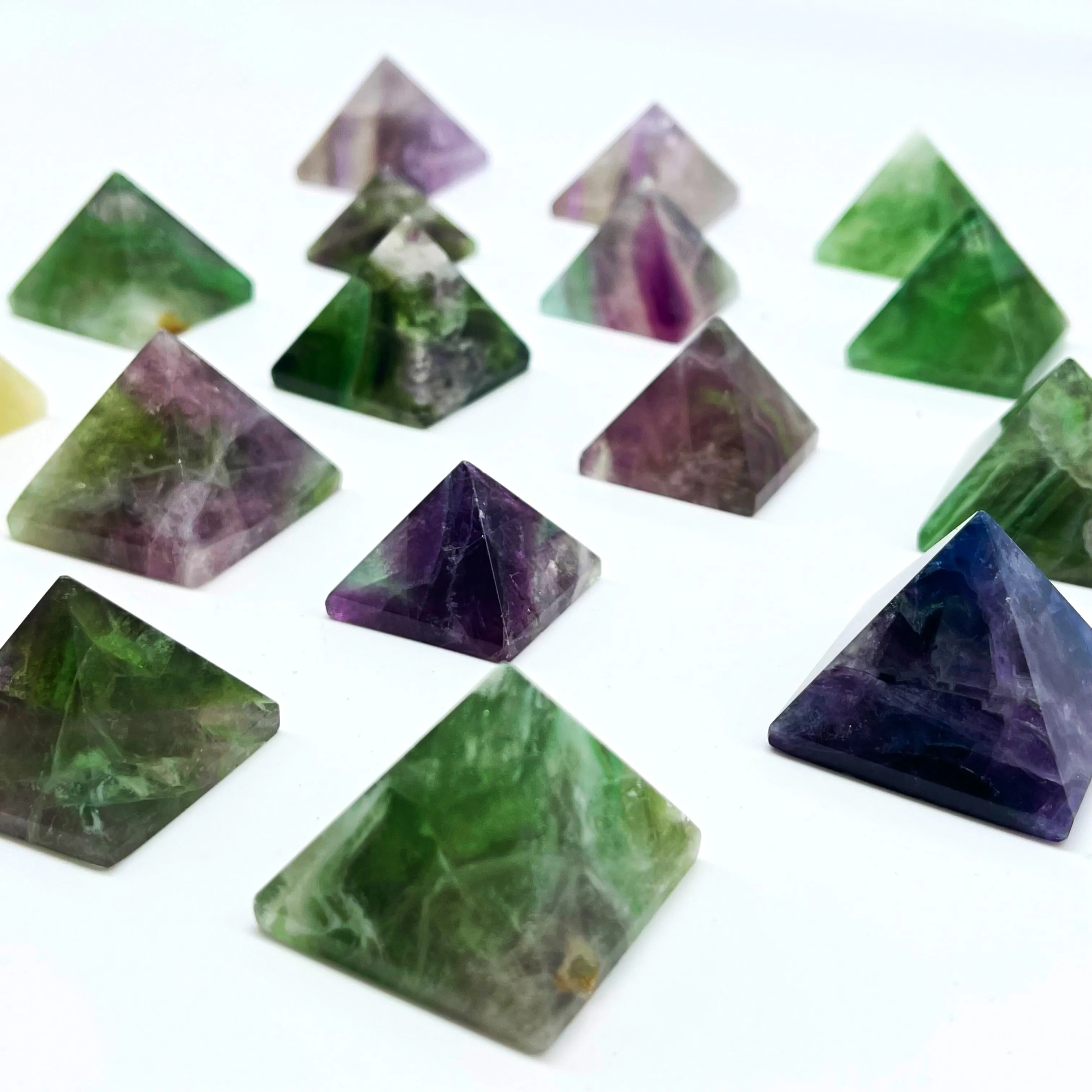 Fluorite Pyramids