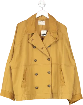 Free People Viva Surplus Jacket In Honey UK L