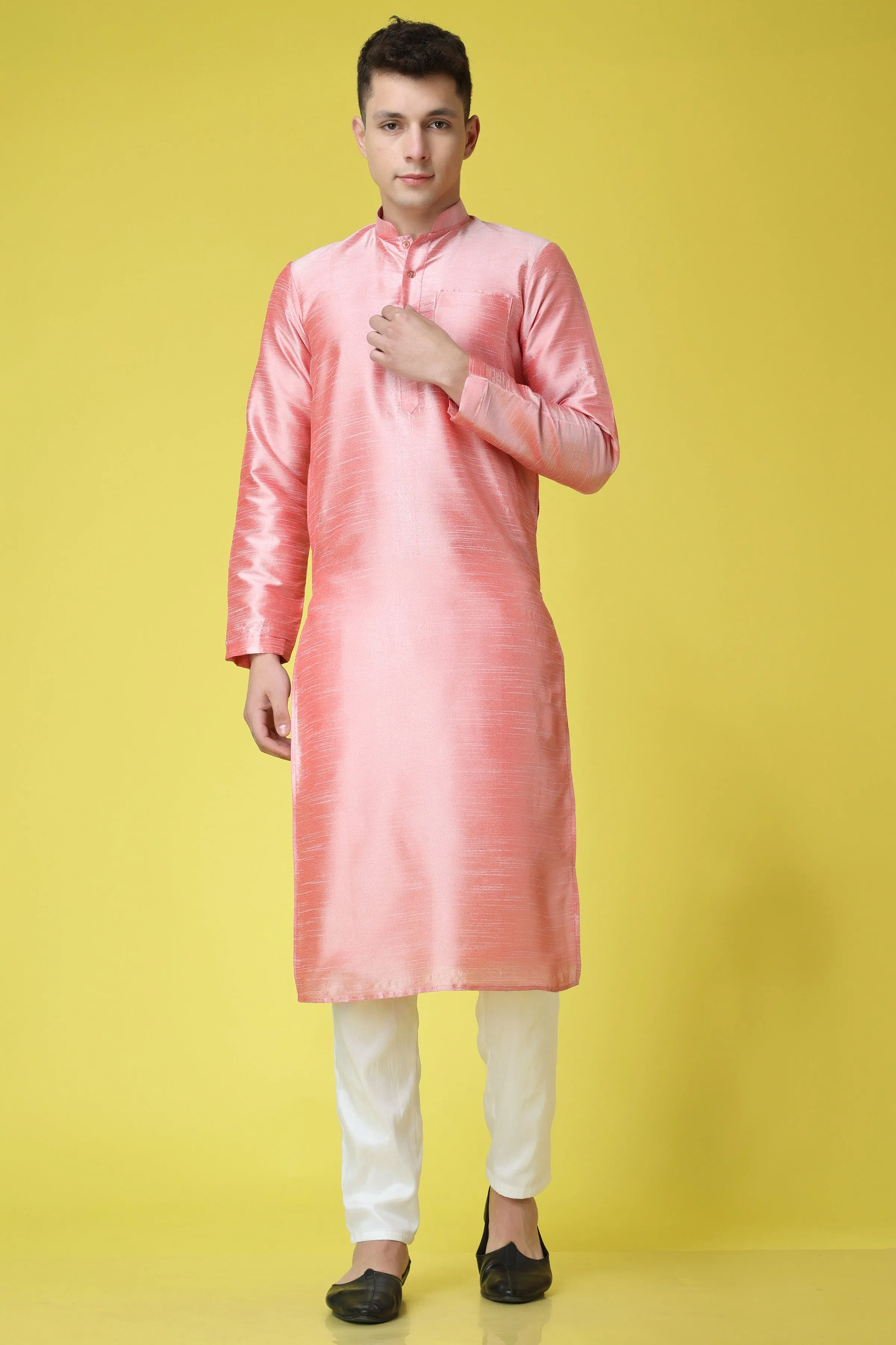 French Aroma Silk Kurta