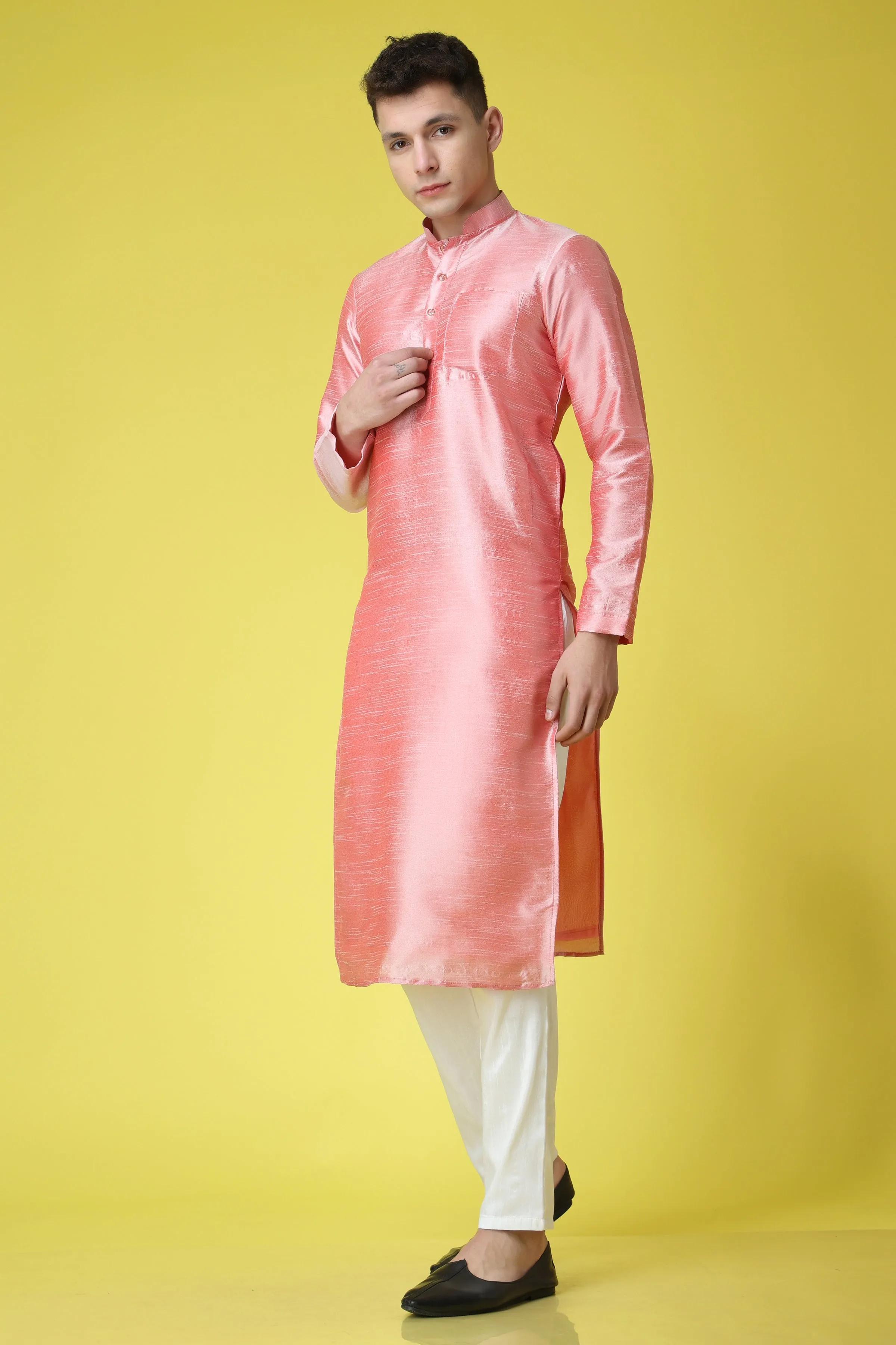 French Aroma Silk Kurta