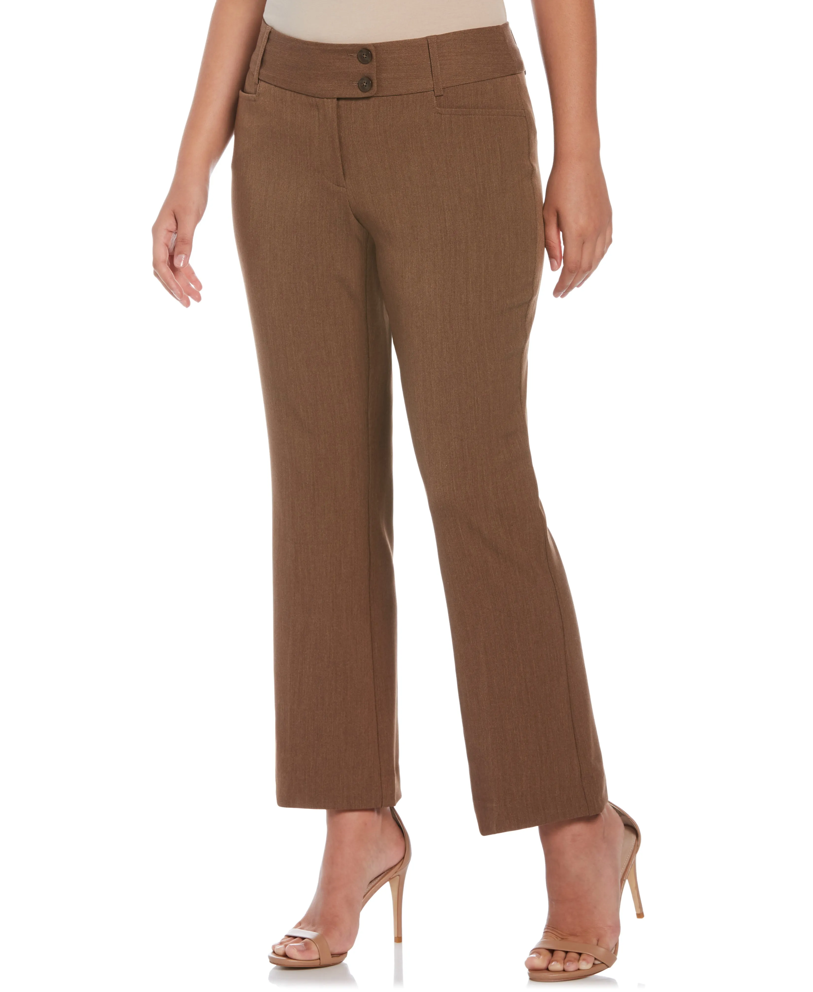 Gabardine Bootcut Pant Short - Curvy Fit