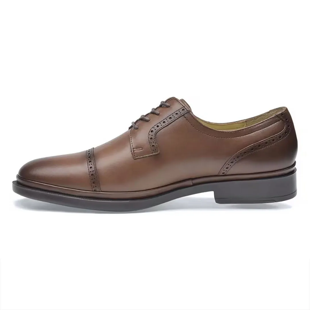 Gavel Eric Lambskin Brown Leather Shoes