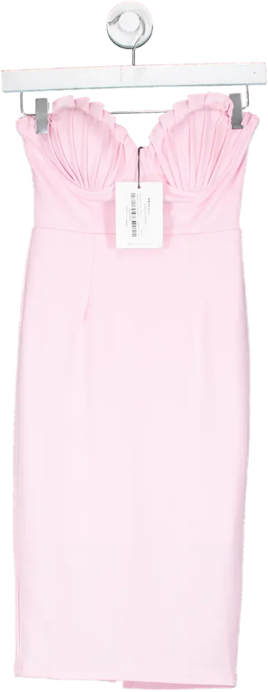 hello molly Pink Mermaid Muse Midi Dress UK S