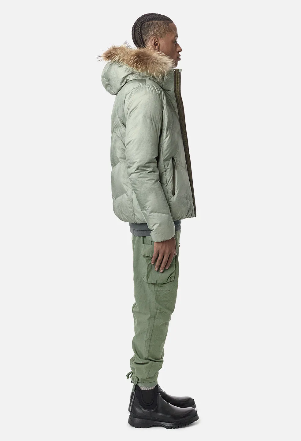 John Elliott X Descente Allterrain Mizusawa Tie Dye Down Jacket / Mojave X Sage