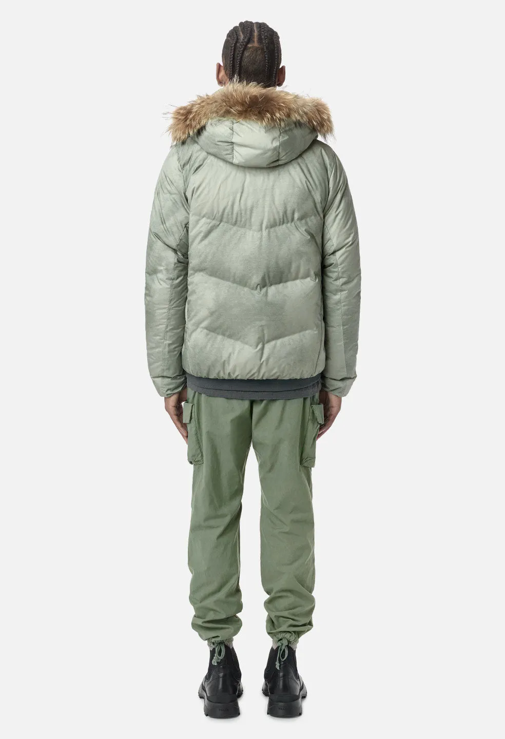 John Elliott X Descente Allterrain Mizusawa Tie Dye Down Jacket / Mojave X Sage