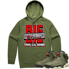 Jordan 6 Cactus Jack 6s Hoodie to Match - RED BIG BANK