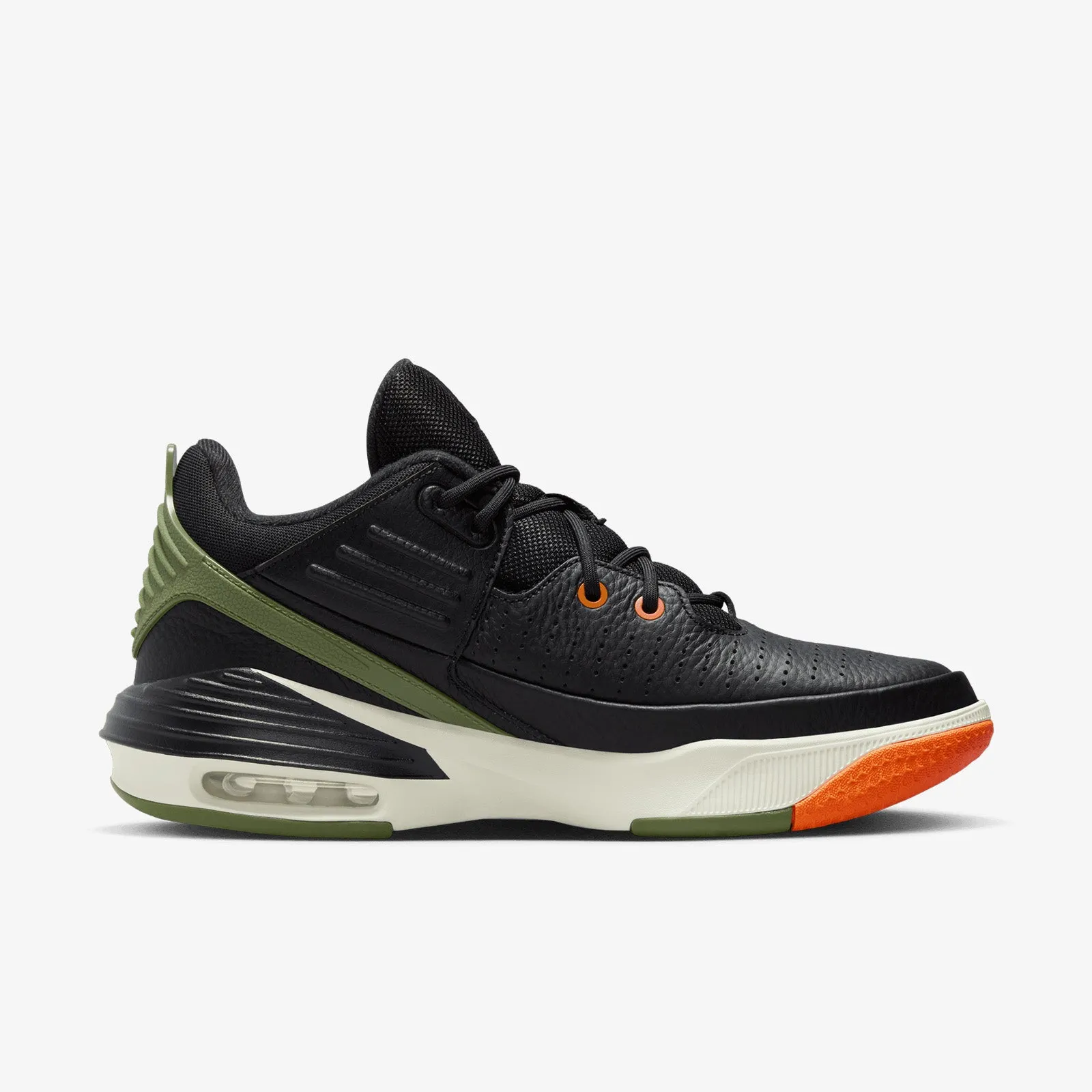 Jordan Max Aura 5 - Black/Sky Olive/Bright Mandarin