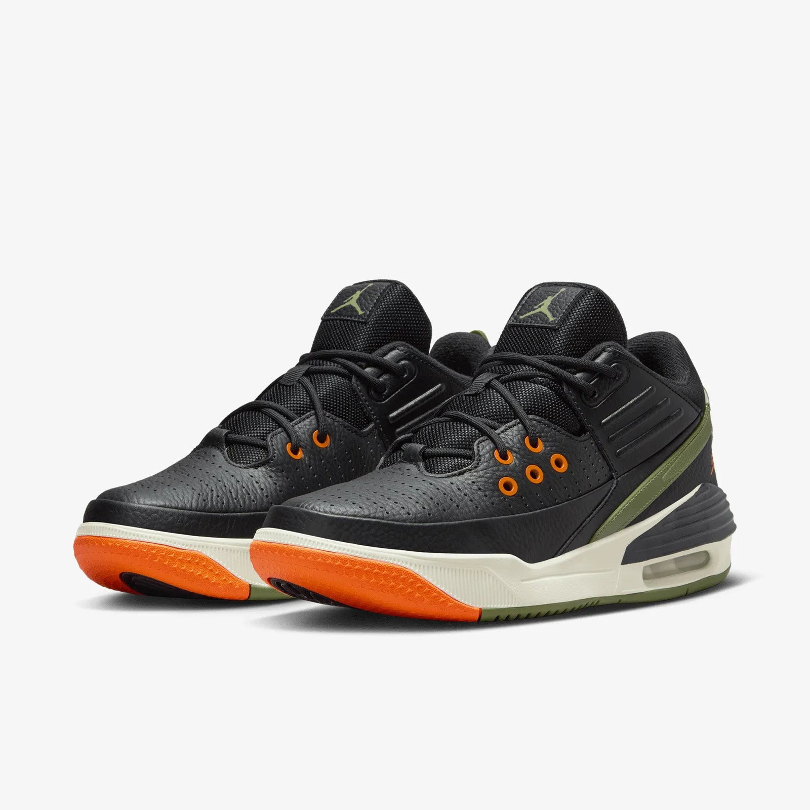 Jordan Max Aura 5 - Black/Sky Olive/Bright Mandarin