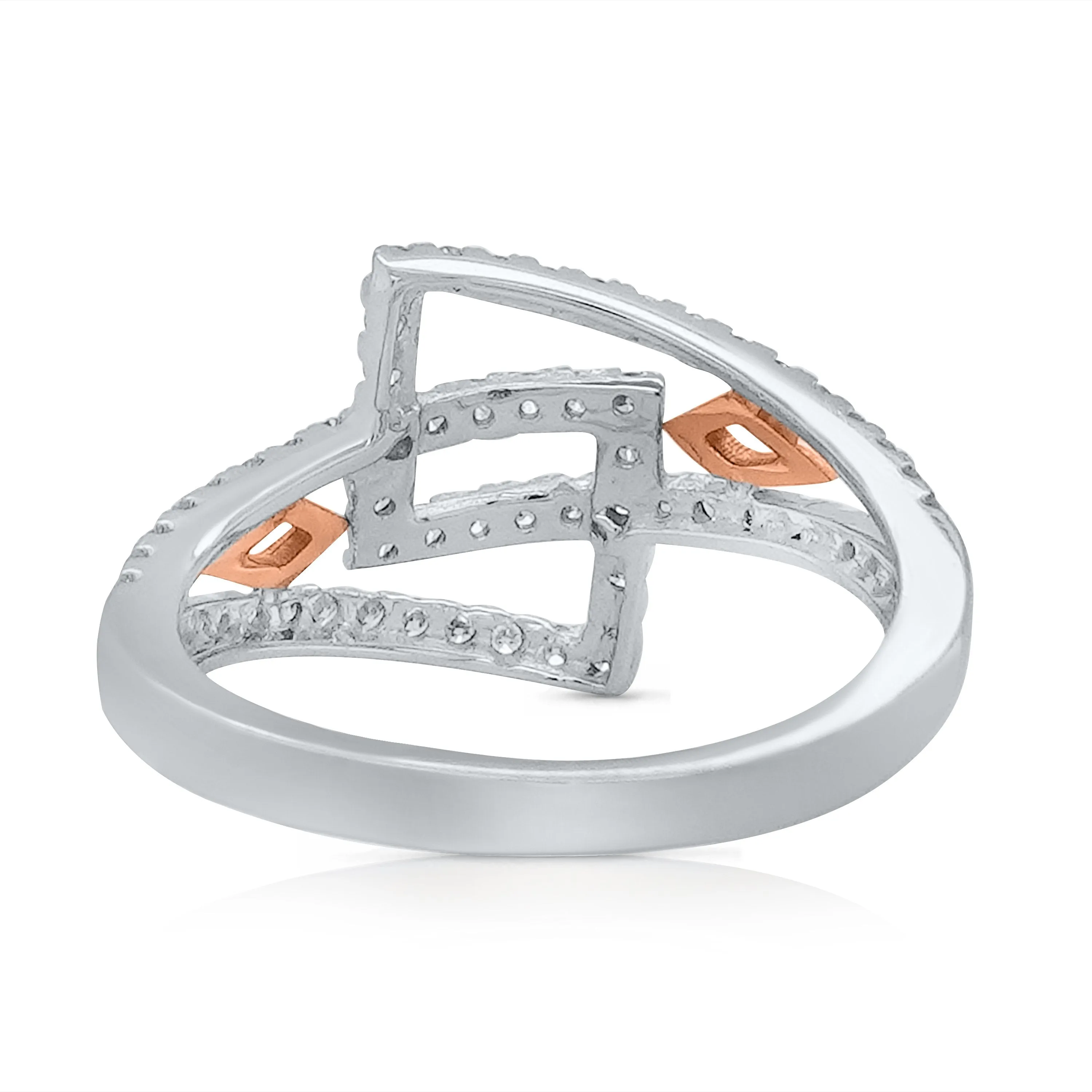 Kallati Eternal Diamond Ring in 14K Two-Tone Gold